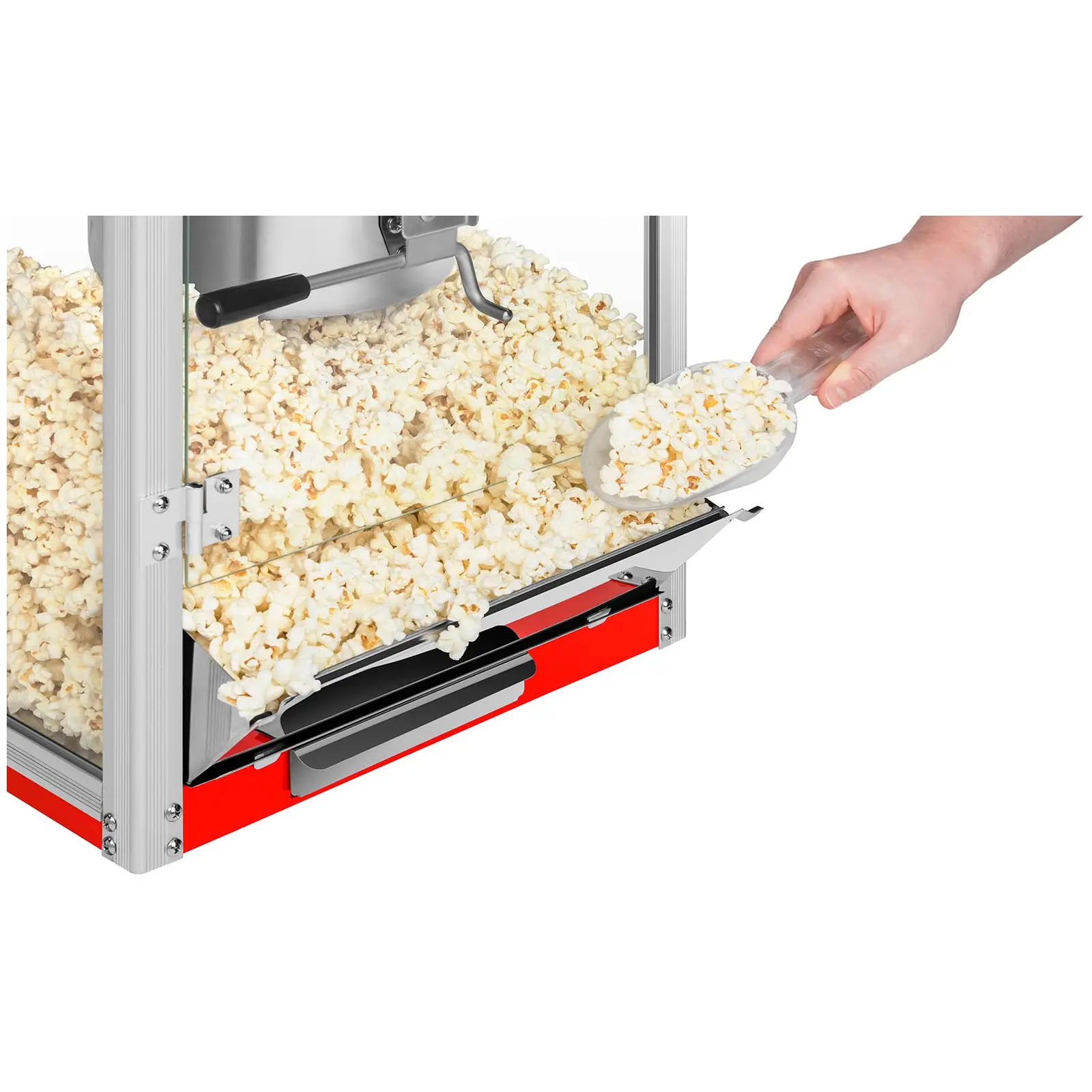 Popcornmaschine rot - 8 oz