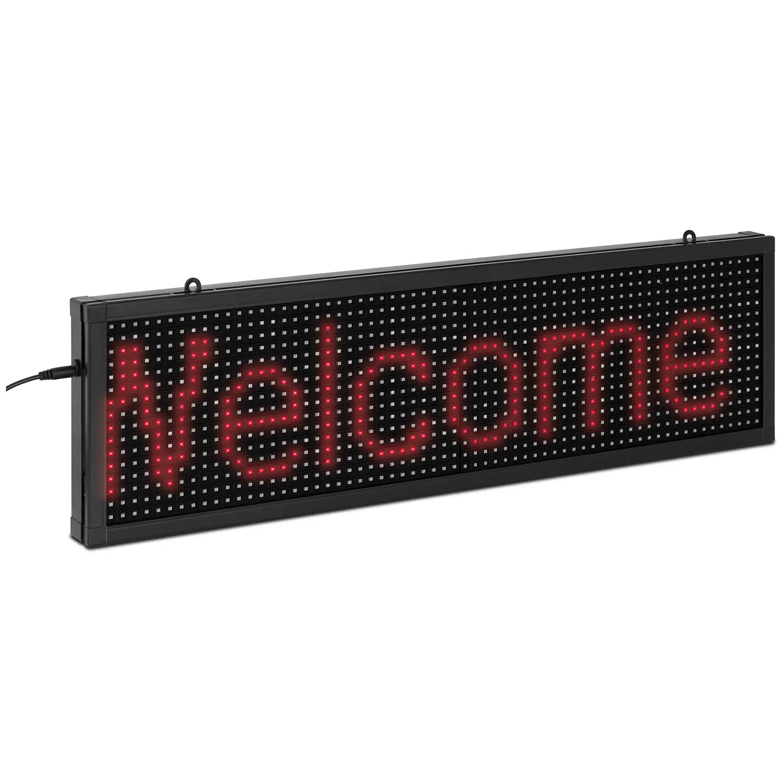 LED-Laufschrift - 64 x 16 rote LED - 67 x 19 cm - programmierbar via iOS / Android