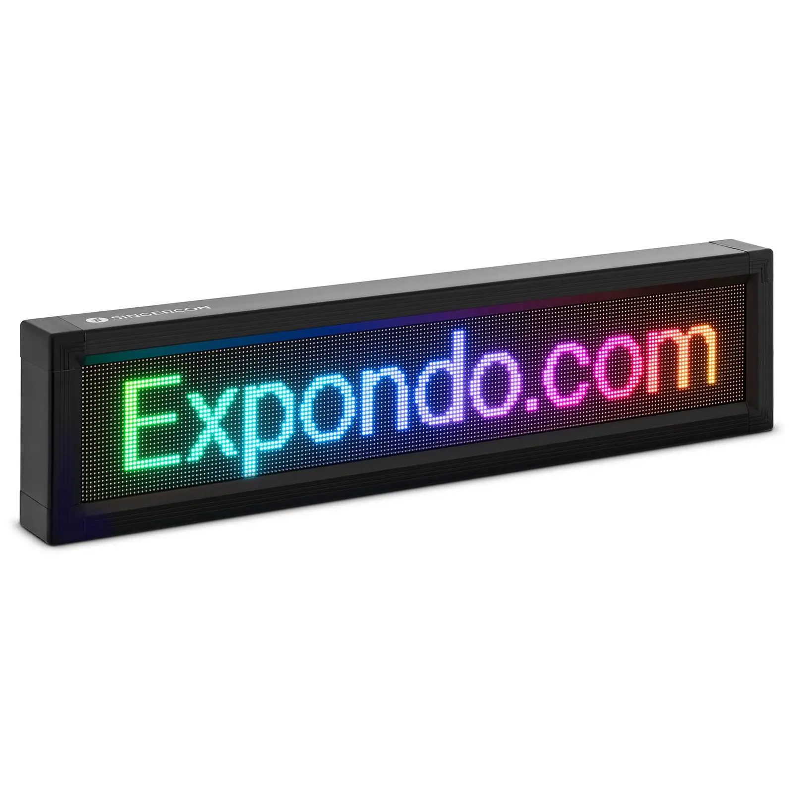 LED-Laufschrift - 192 x 32 farbige LED - 96 x 15 cm - programmierbar via iOS / Android