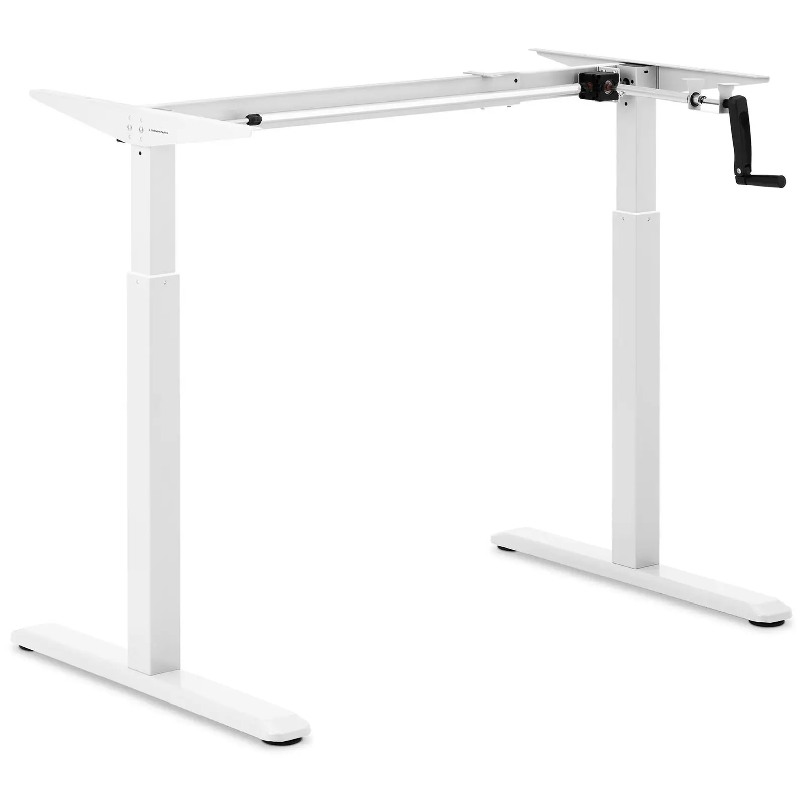 Höhenverstellbares Schreibtisch-Gestell - manuell - 70 kg - weiß