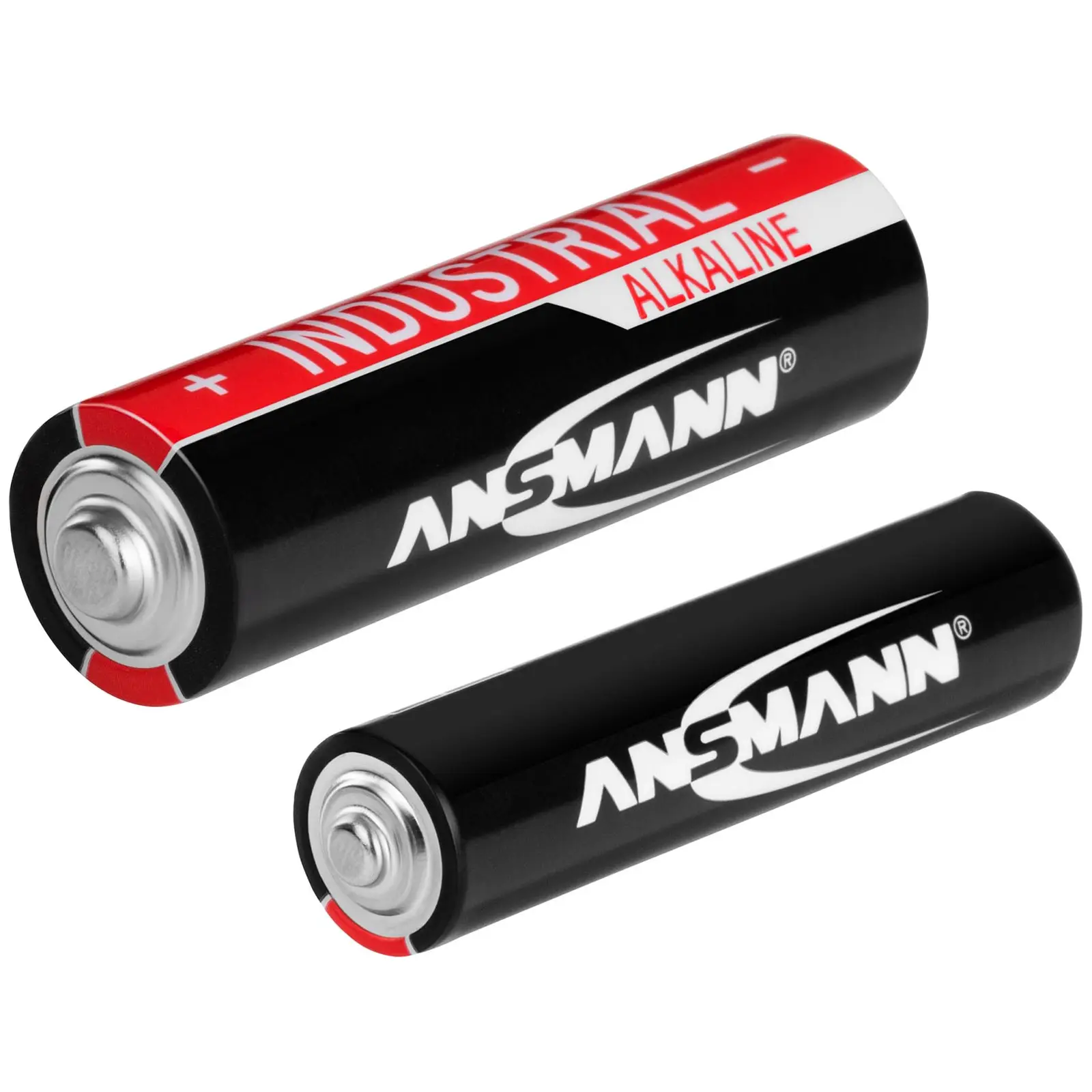 200 x Micro/Mignon-Mix (100 x AAA LR03 + 100 x AA LR6) - Ansmann INDUSTRIAL Alkaline-Batterien - 1,5